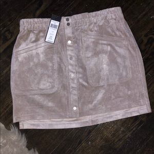 NWT BCBG Suede Skirt